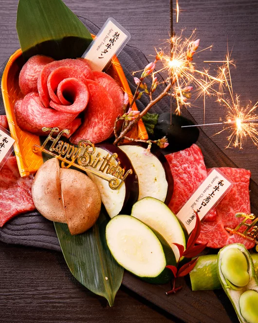 [~Fuku - HUKU - Set Meal~] 6-course meal featuring premium wagyu and aged beef tongue